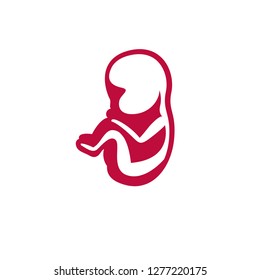 Newborn baby drawn vector illustration isolated on white. Innocent child, happy concern concept.