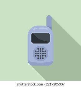 Newborn Baby Monitor Icon Flat Vector. Radio Nanny. Neonatal Care