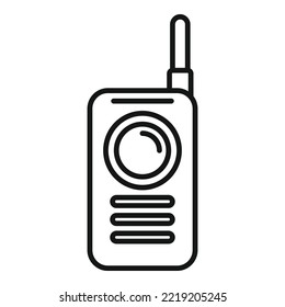 Newborn Baby Monitor Icon Outline Vector. Radio Nanny. Neonatal Care