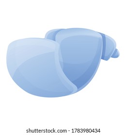 Icono del pañal recién nacido. Caricatura del recién nacido ícono vector del pañal para el diseño web aislado en fondo blanco