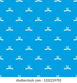 Newborn family pattern vector seamless blue repeat for any use