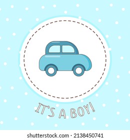 Newborn Greeting Card For Boys