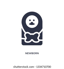 newborn icon. Simple element illustration from kids and baby concept. newborn editable symbol design on white background. Can be use for web and mobile.