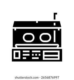 newborn an incubator glyph icon vector. newborn an incubator sign. isolated symbol illustration