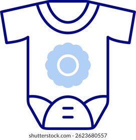Design de ícone de vetor de linha recém-nascido