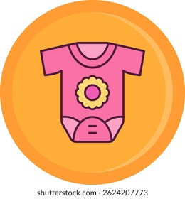 Design de ícone de vetor de linha recém-nascido