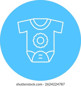 Design de ícone de vetor de linha recém-nascido