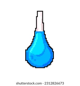 newborn nasal aspirator game pixel art retro vector. bit newborn nasal aspirator. old vintage illustration