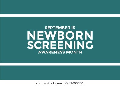 Neugeborene Screening Awareness Monte Hintergrund Vorlage Feiertag Konzept