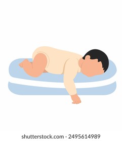 Newborn sleeping position: Prone position with pillow