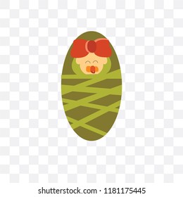 Newborn vector icon isolated on transparent background, Newborn logo concept