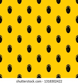 Newborn wrapped in baby blanket pattern seamless vector repeat geometric yellow for any design