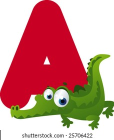 Animales ABC más recientes: A es para el lagarto
