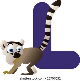 Newest ABC animals: L  is for  Lemur