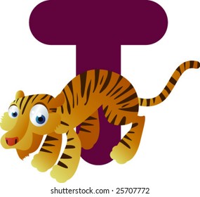 Animais ABC mais recentes: T é para Tigre