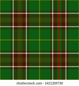 Newfoundland and Labrador tartan plaid. Regional tartan of Canada.