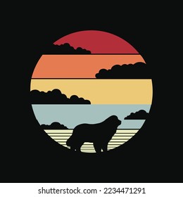 Diseño de camisetas Newfoundland Retro Vintage