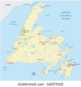 road map of newfoundland Newfoundland Map Images Stock Photos Vectors Shutterstock road map of newfoundland