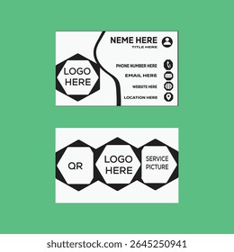 Newly designed attractive visiting card beautiful business introduction