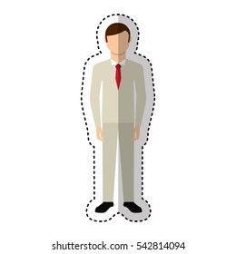 Newly married man character vector illustration design