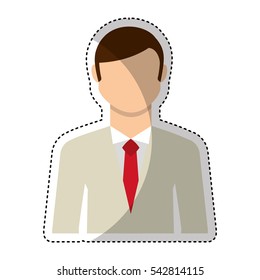 Newly married man character vector illustration design