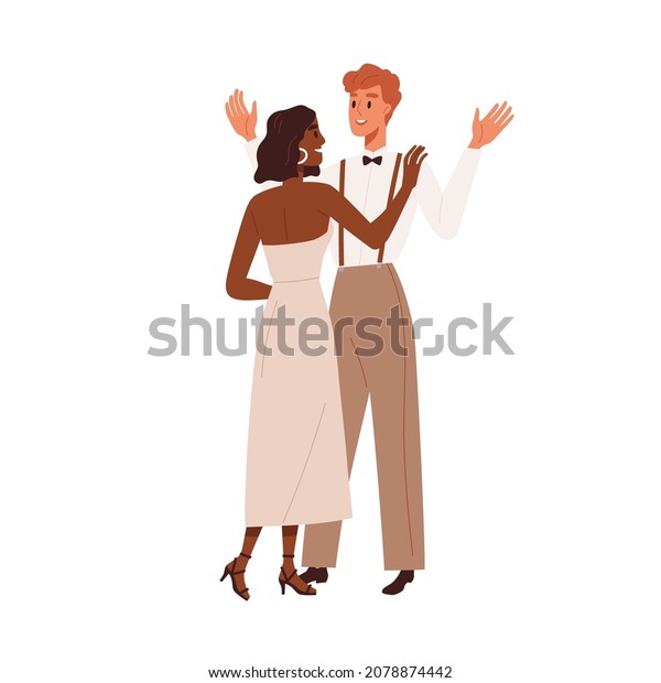 Newlyweds Love Couple Man Woman Marriage Stock Vector Royalty Free 2078874442 2721