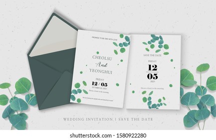 Newlyweds Wedding Ceremony Invitation Card