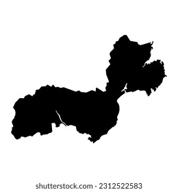 Newry, Mourne and Down map, administrative district of Northern Ireland. Vector illustration.