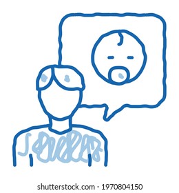 news about poor condition icon vector outline illustration