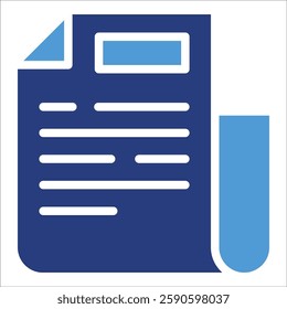 News Article Icon Element For Design