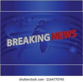 Antecedentes de noticias, noticias de último minuto, infografía vectorial con tema de noticias