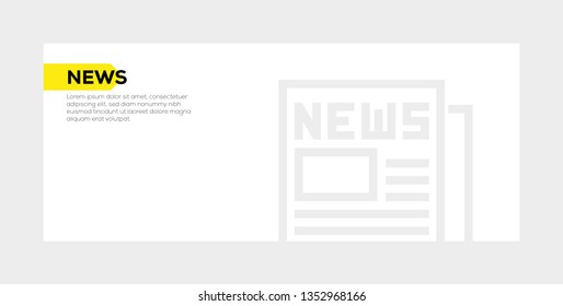 NEWS BANNER CONCEPT