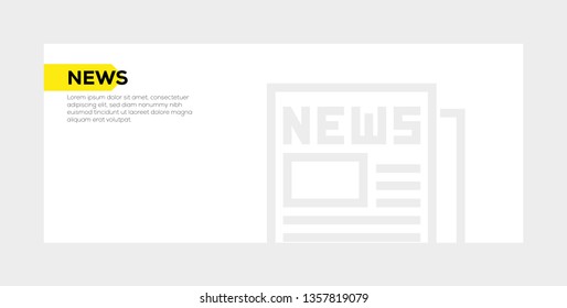 NEWS BANNER CONCEPT