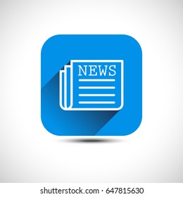 News blue icon news vector illustration
