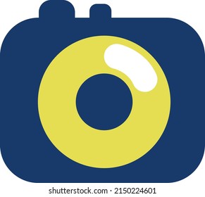News camera, illustration, vector on a white background.