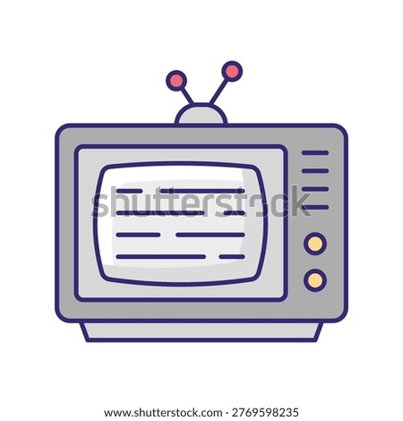 News Channel Vector icon which can easily modify or edit

