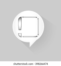 news cloud, important information, shades of gray