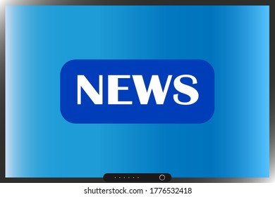 diseño de concepto de noticias, ilustración vectorial