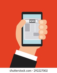 news concept design, vector illustration eps10 graphic 