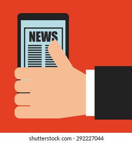 news concept design, vector illustration eps10 graphic 