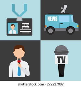 news concept design, vector illustration eps10 graphic 