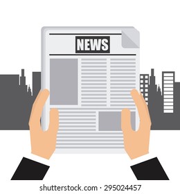 news concept design, vector illustration eps10 graphic 