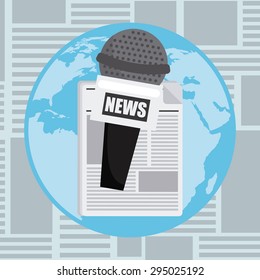 news concept design, vector illustration eps10 graphic 