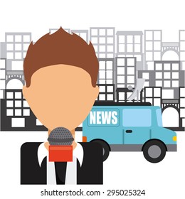 news concept design, vector illustration eps10 graphic 