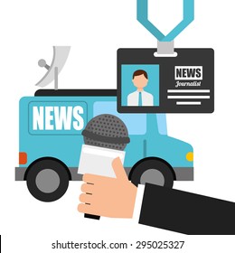 news concept design, vector illustration eps10 graphic 