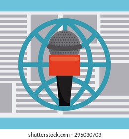 news concept design, vector illustration eps10 graphic 