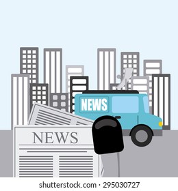 news concept design, vector illustration eps10 graphic 