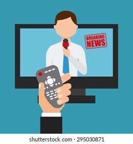 news concept design, vector illustration eps10 graphic 