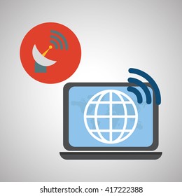 News design. Broadcasting concept. communication icon, vector
