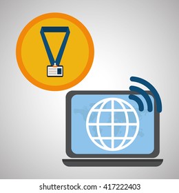 News design. Broadcasting concept. communication icon, vector